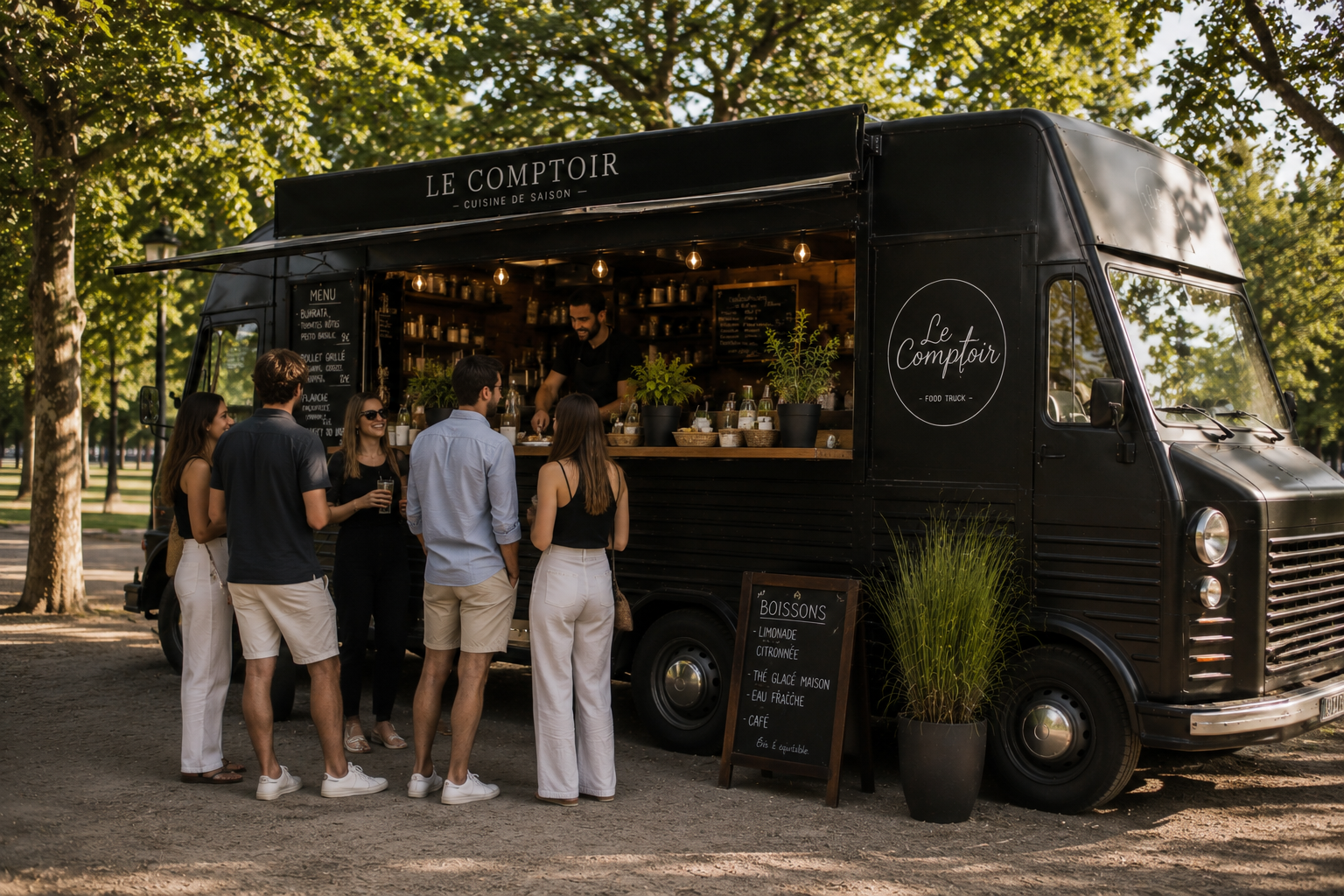 Foodtruck Welcome to Saint-Tropez